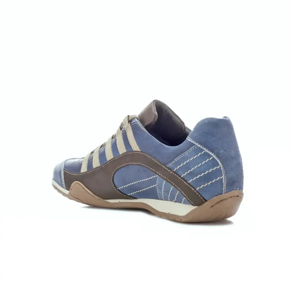 Men's GrandPrix Sneaker in Laguna Seca (Ocean Blue and Sand)