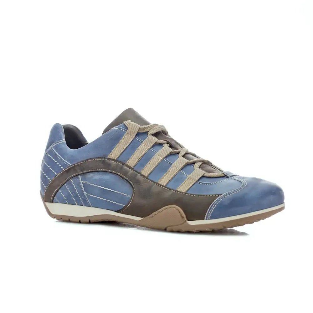 Men's GrandPrix Sneaker in Laguna Seca (Ocean Blue and Sand)