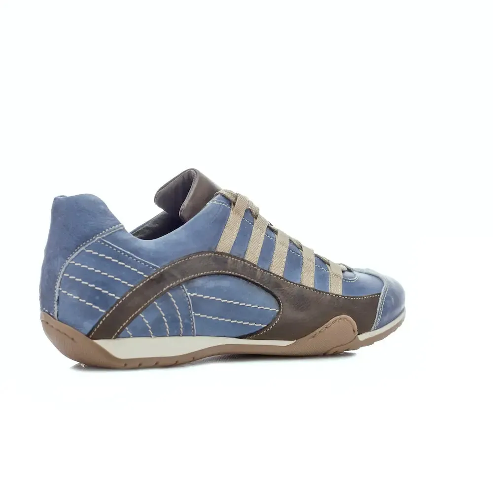 Men's GrandPrix Sneaker in Laguna Seca (Ocean Blue and Sand)