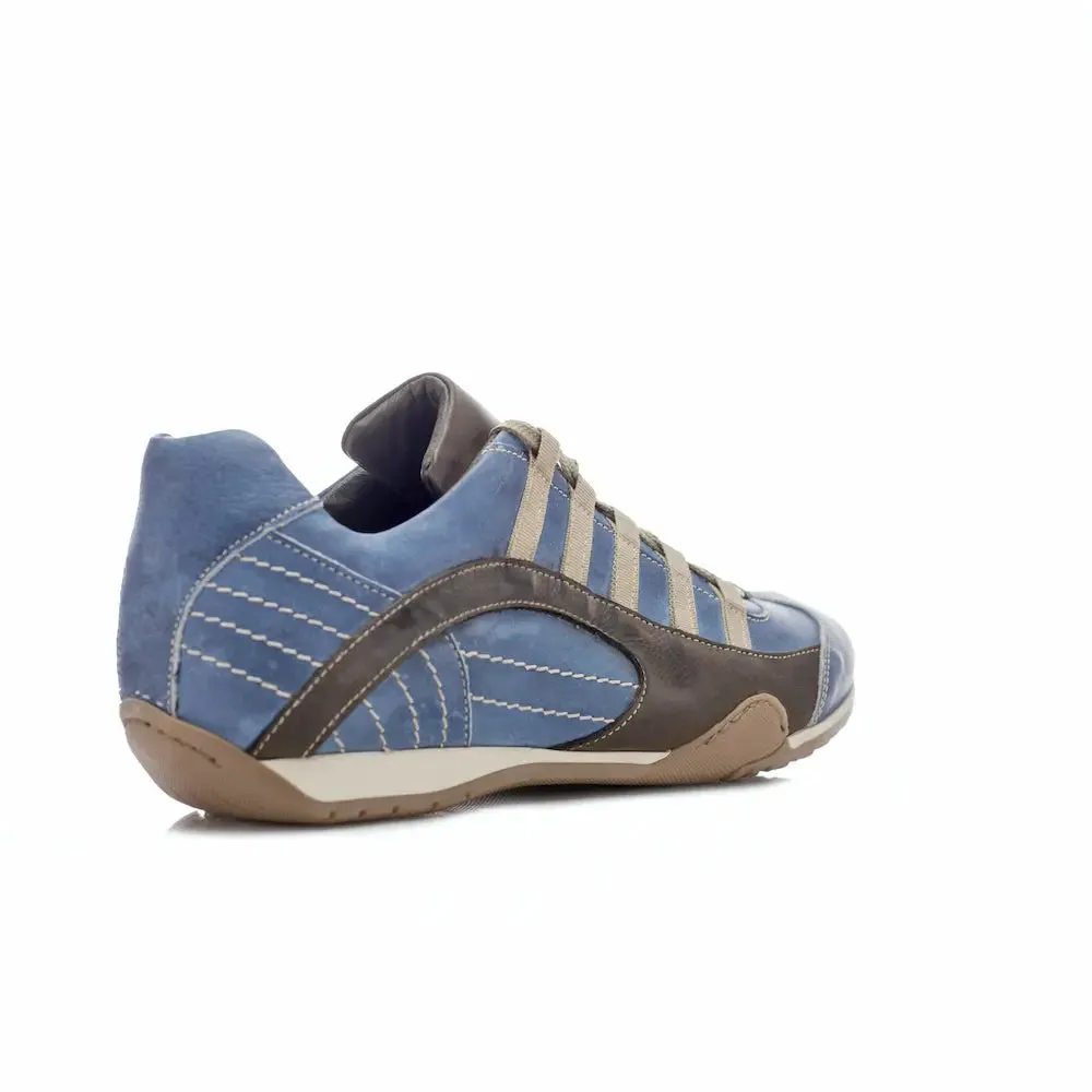 Men's GrandPrix Sneaker in Laguna Seca (Ocean Blue and Sand)