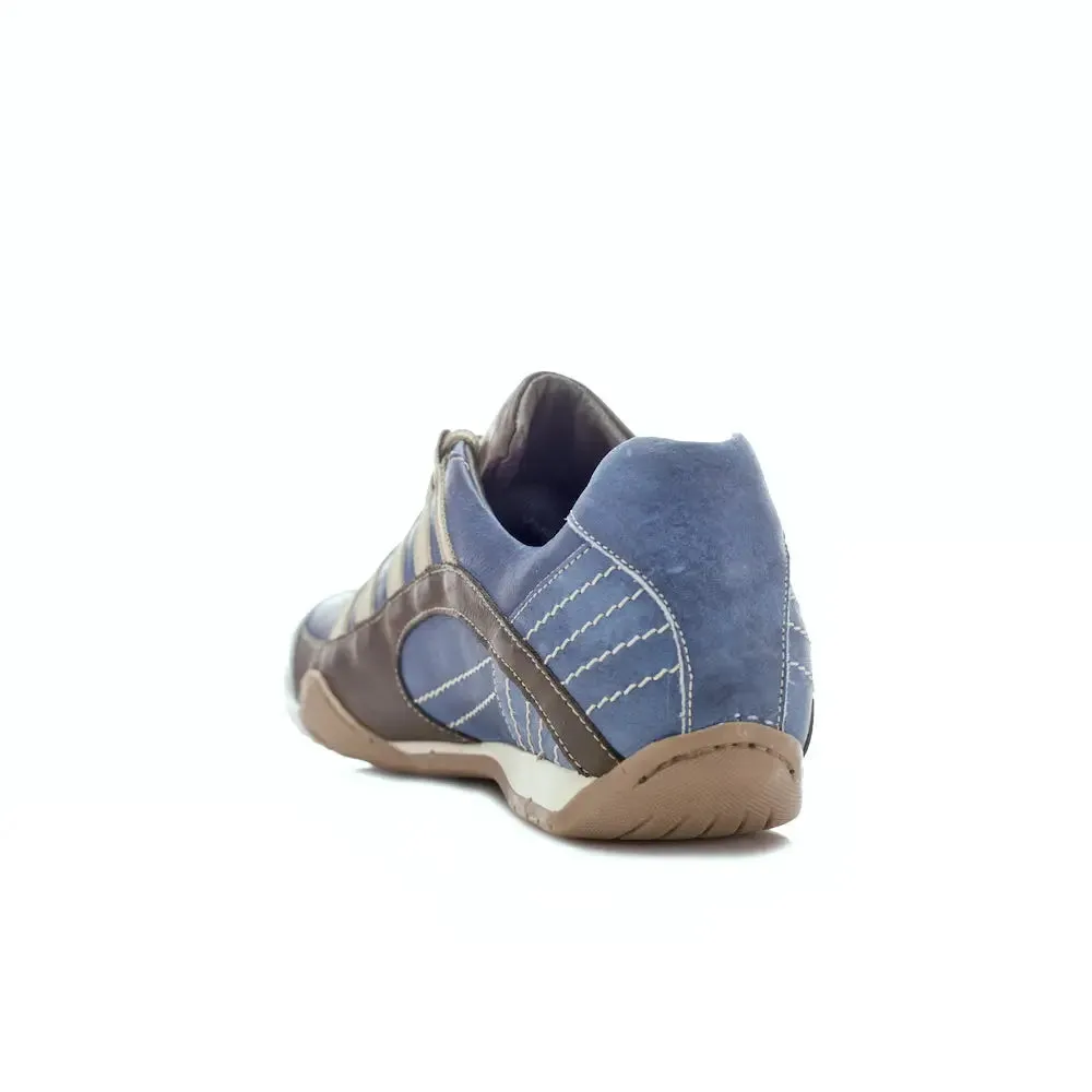 Men's GrandPrix Sneaker in Laguna Seca (Ocean Blue and Sand)