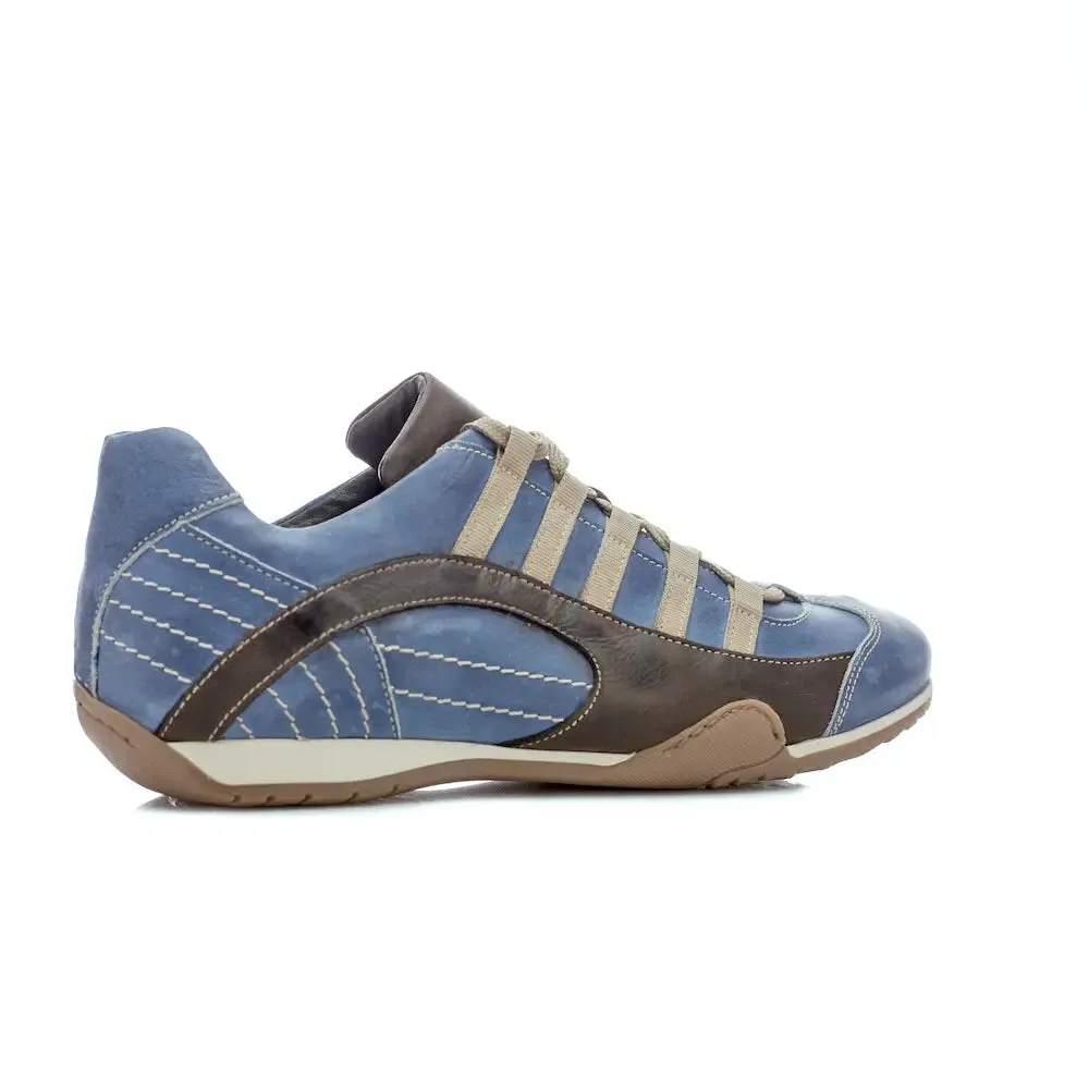 Men's GrandPrix Sneaker in Laguna Seca (Ocean Blue and Sand)