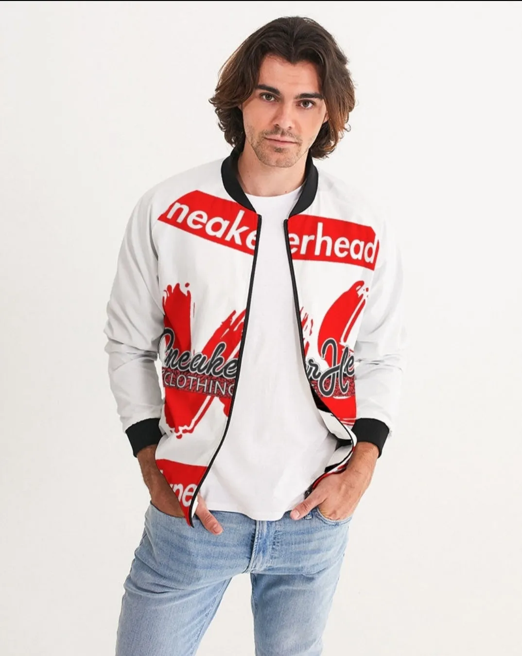 Men's "Sneakerhead vs Hypebeast" Bomber Jacket