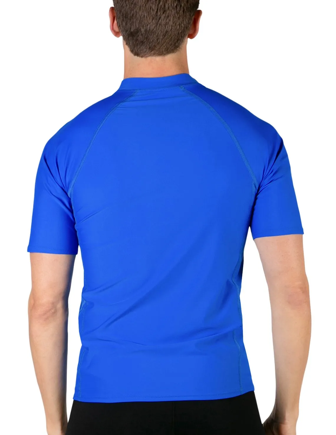 Men's  Swim Performance Short Sleeve Rash Guard - Olive