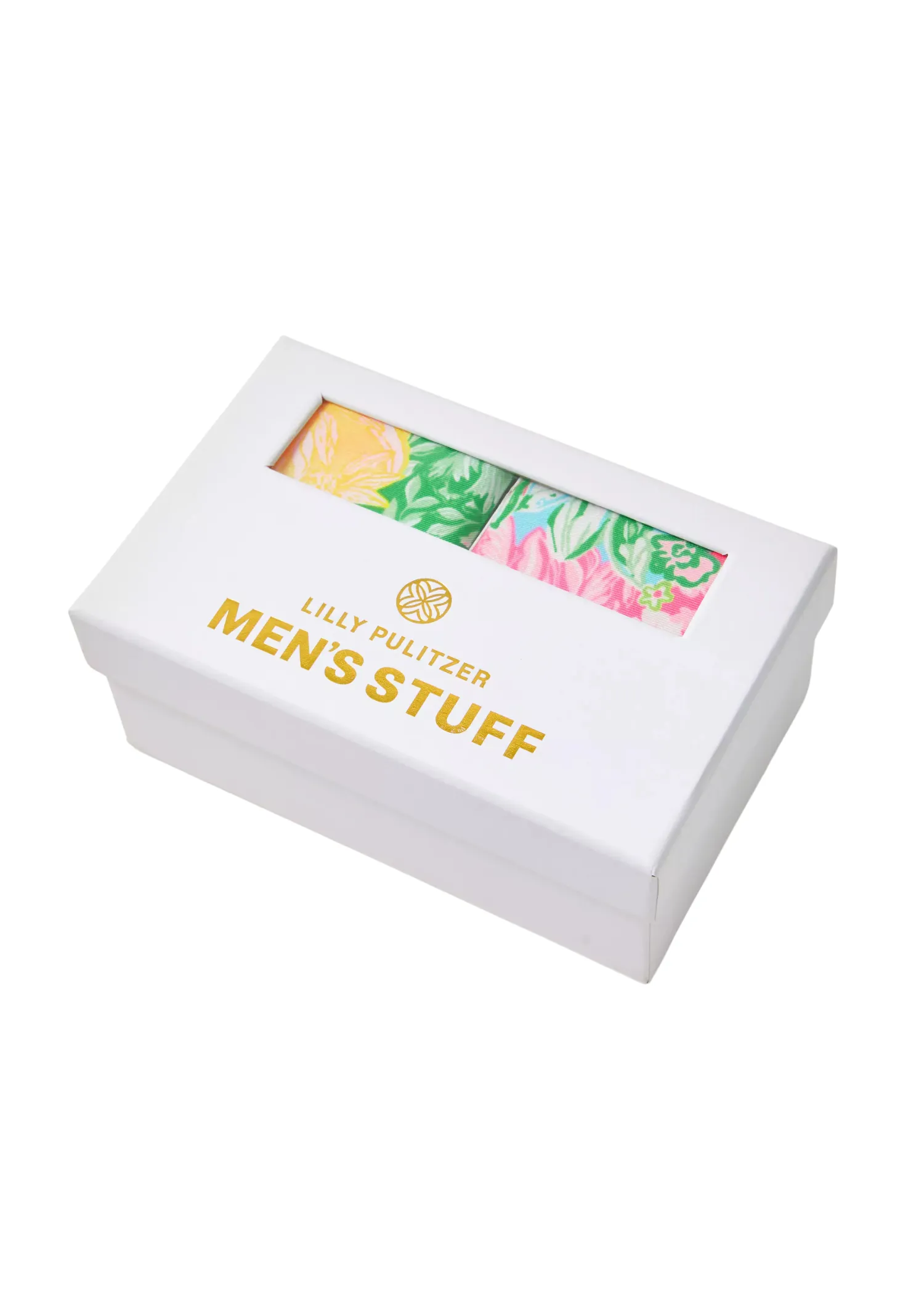 MEN'S TIE AND POCKET SQUARE SET - BRIGHT DELIGHT PATCH