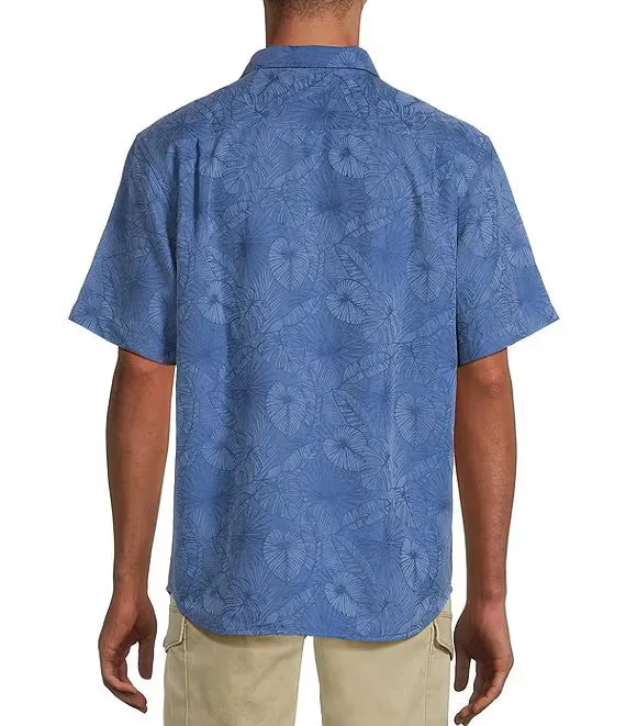Men's Tommy Bahama | Coconut Point Keep It Frondly Camp Shirt | Bright Cobalt