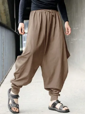 Men's Vintage-Inspired Loose Harem Pants