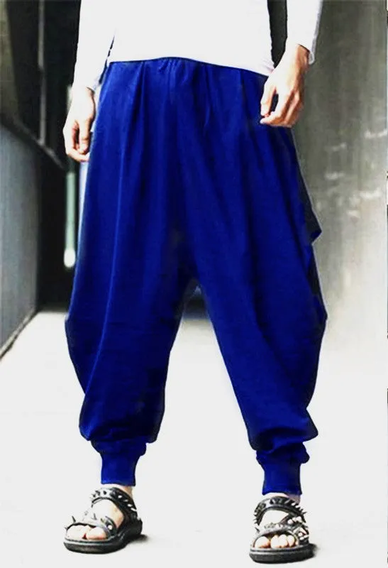 Men's Vintage-Inspired Loose Harem Pants
