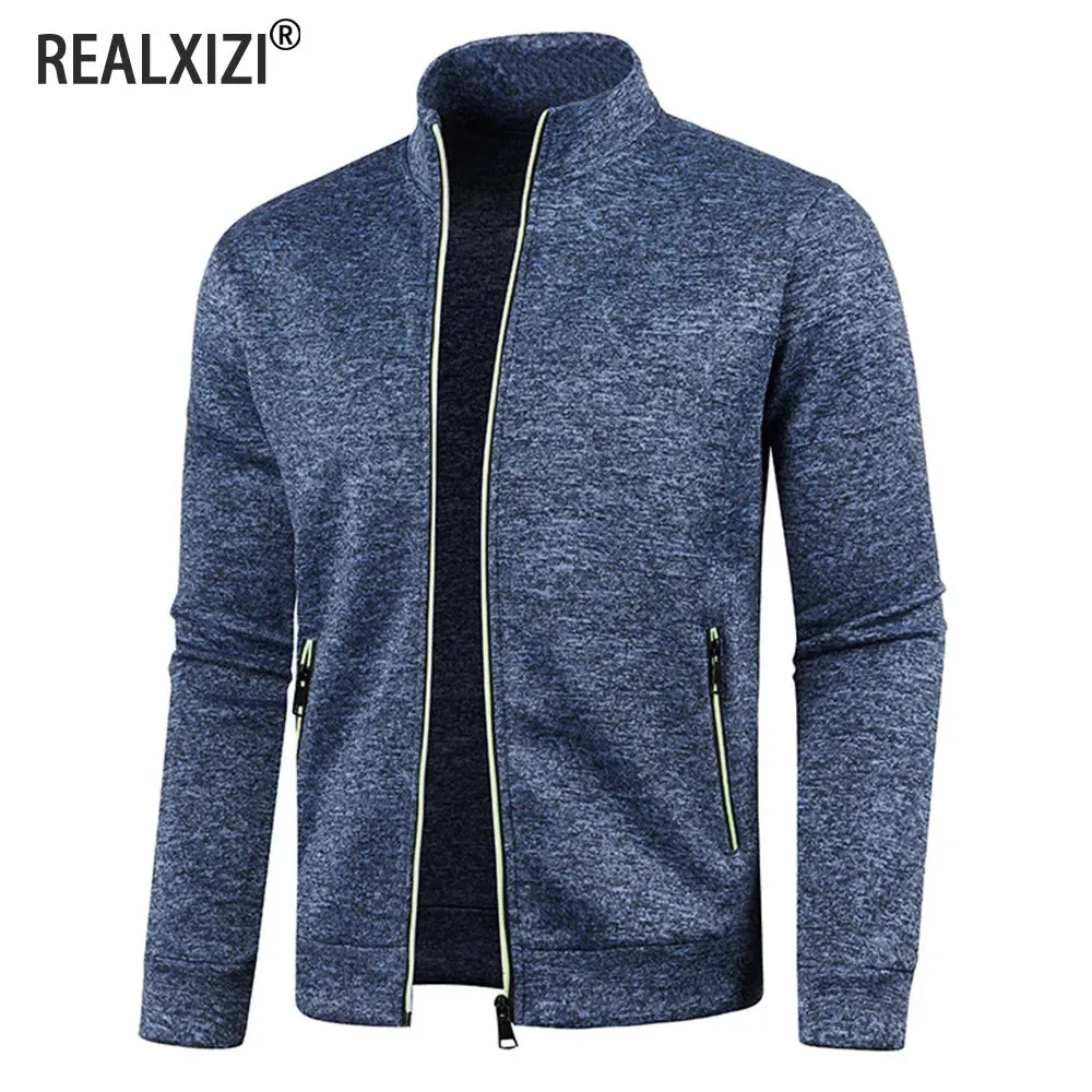 Men's Zipper Jacket - Standing Collar Outdoor Casual Streetwear (M-4XL)