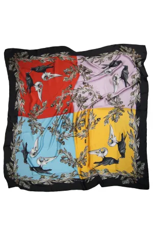 MERLETTA / SUMMER Large Silk Print Scarf