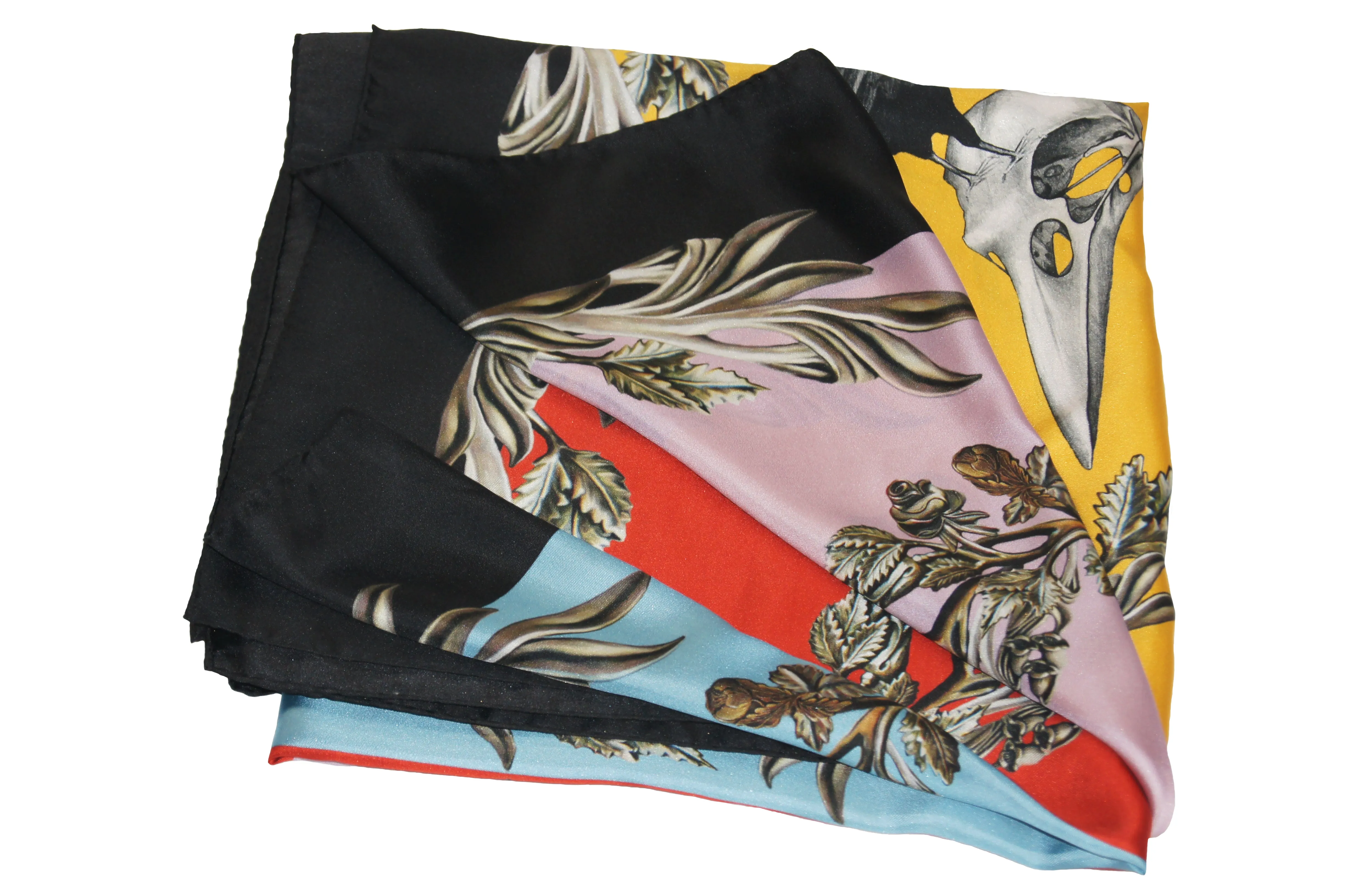MERLETTA / SUMMER Large Silk Print Scarf