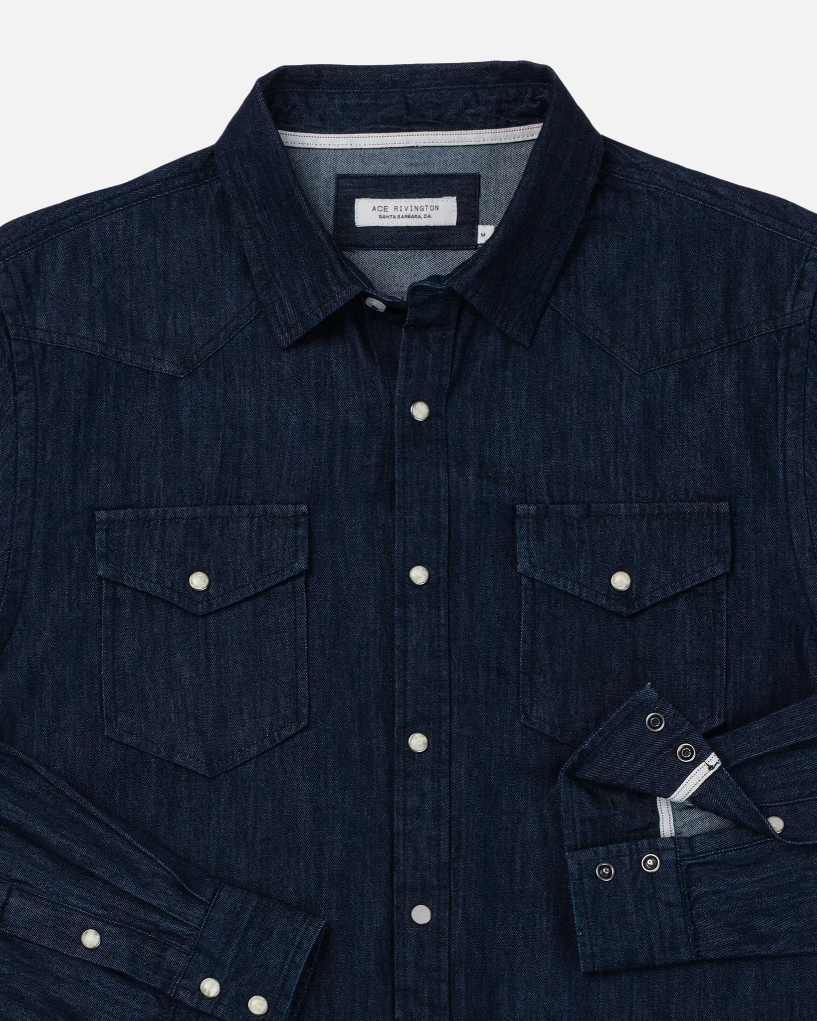 Mid Weight Denim - Western Shirt - Dark Wash H3