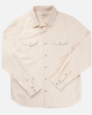 Mid Weight Denim - Western Shirt - Ecru Rinse