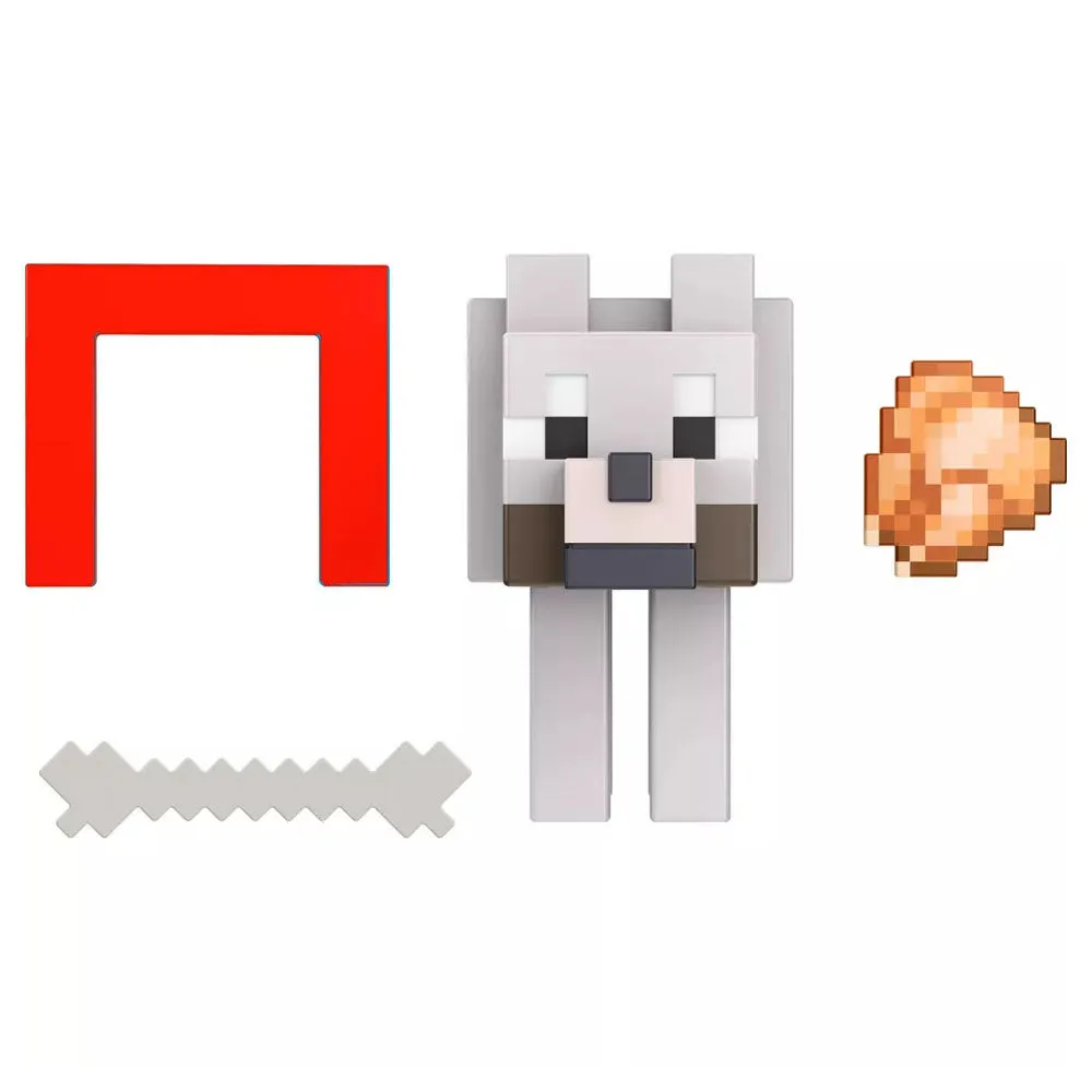 Minecraft 15th Anniversary - Tamed Wolf Figure