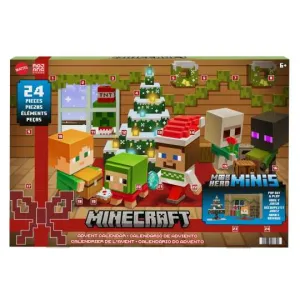 Minecraft Toys, Mob Head Minis Advent Calendar,