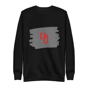 Minimalist Design Red Logo Fleece Pullover