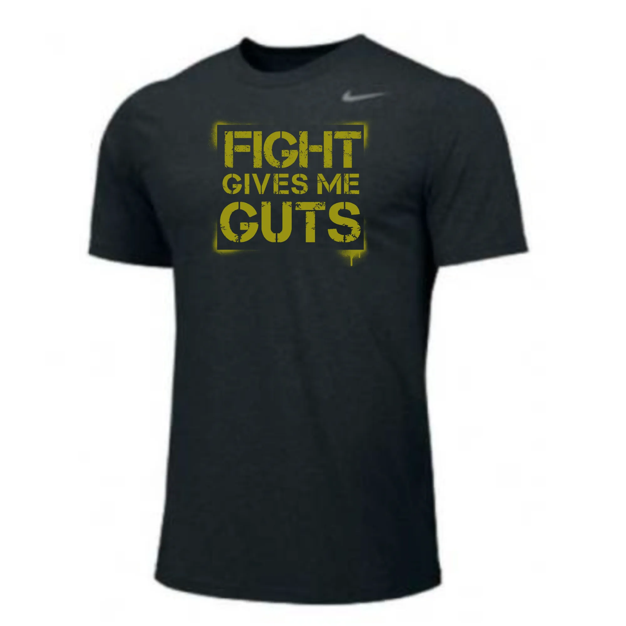 MOSSA Nike Men's Legend Short Sleeve T-Shirt (black) - Fight Stencil GIVES ME Logo