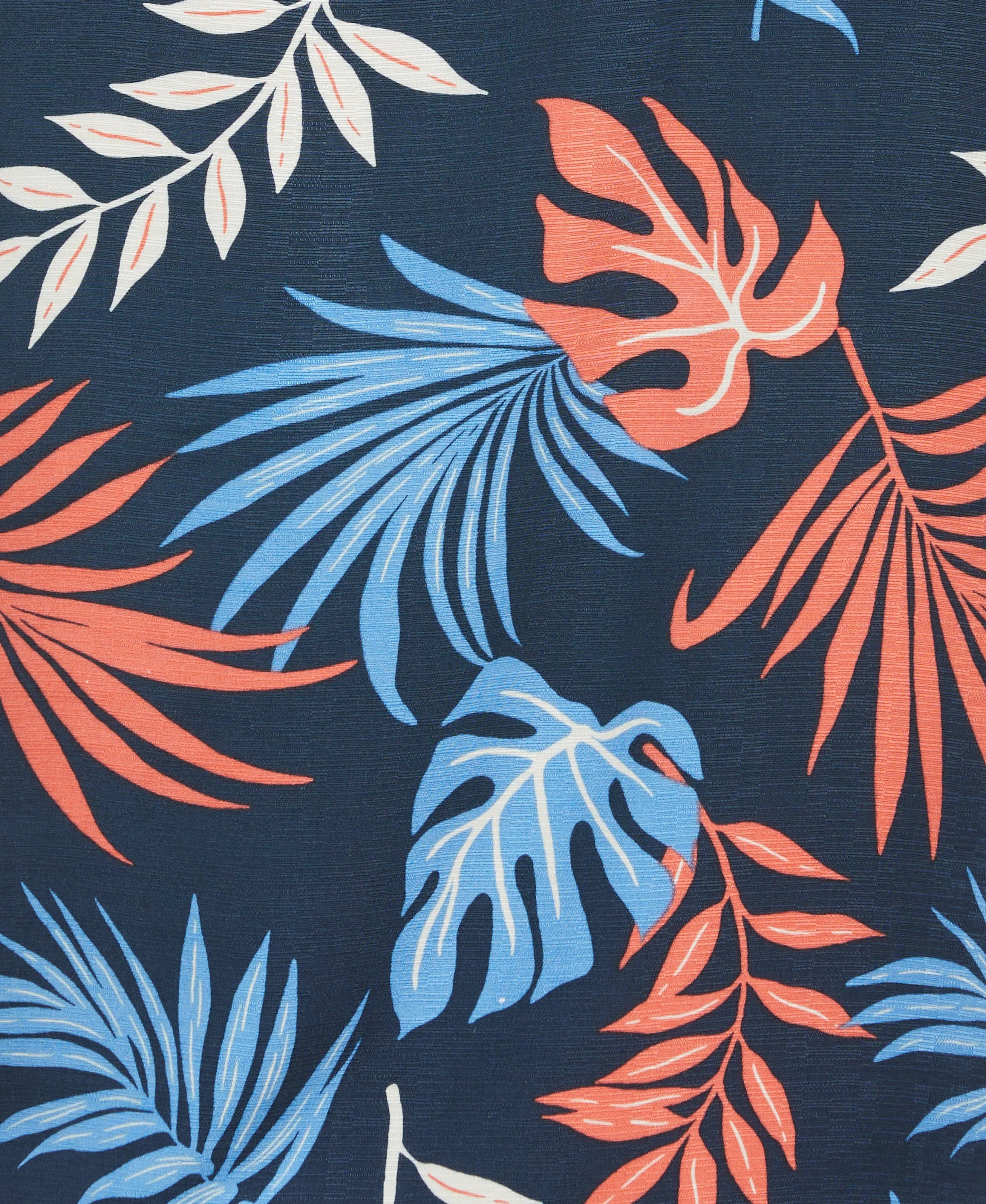 Multicolor Leaf Print Shirt