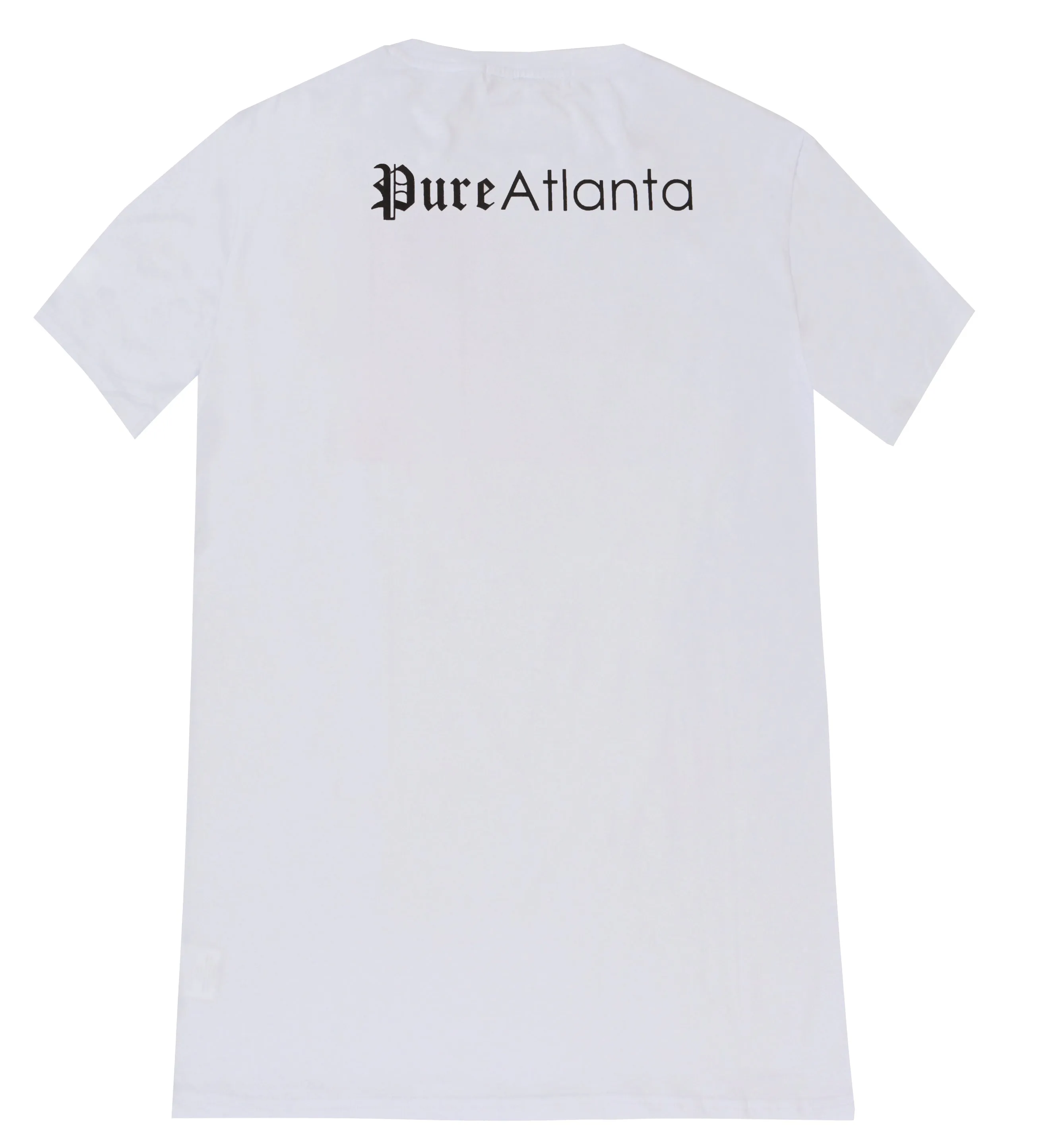 New 2021 Stretch Pure Tee White with Black Block Logo