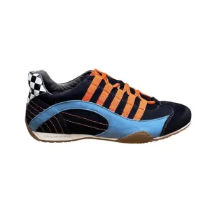***NEW *** Men's Racing Sneaker in Blue Suede