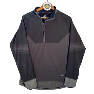 Nike Grey Half Zip Running Jacket