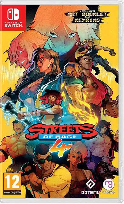 Nintendo Switch Streets of Rage 4 with Keyring and Artbook (EU)