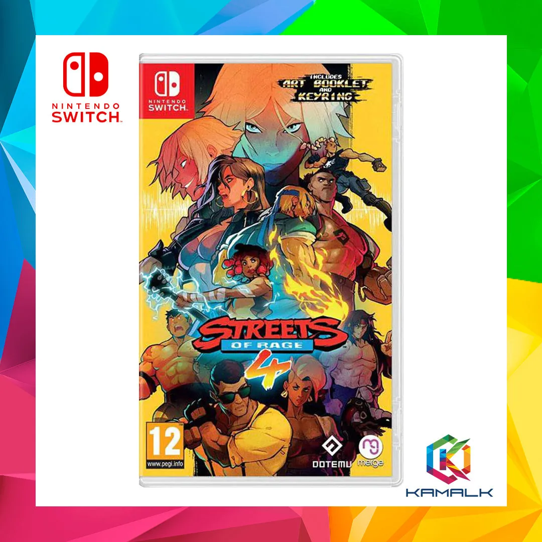 Nintendo Switch Streets of Rage 4 with Keyring and Artbook (EU)