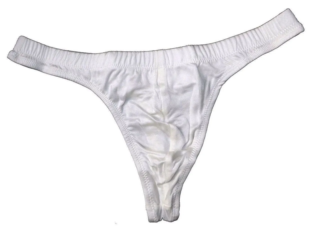 Nyteez Men's Silk Knit Thong Bikini Underwear