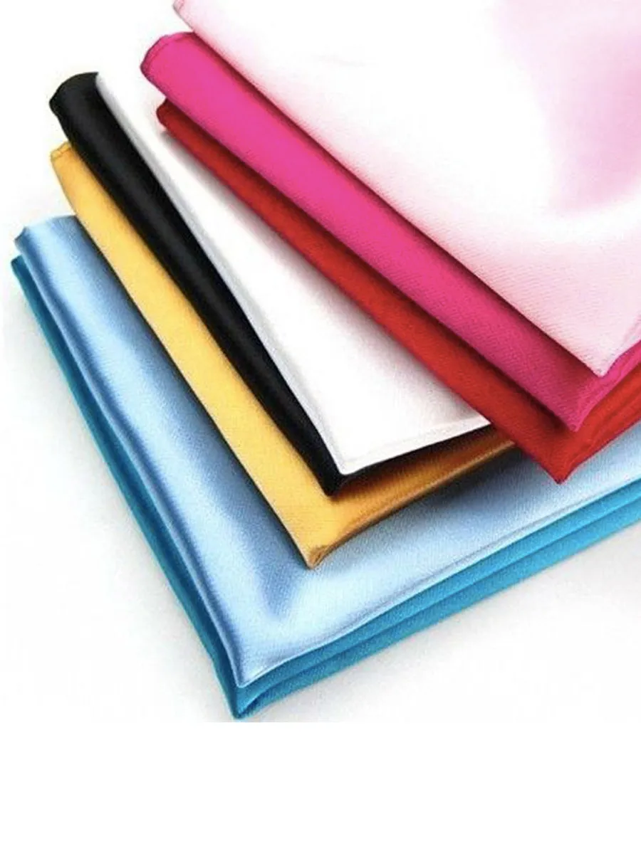 NZ Bridal Olive Satin Pocket Square Men's Wedding Accessories