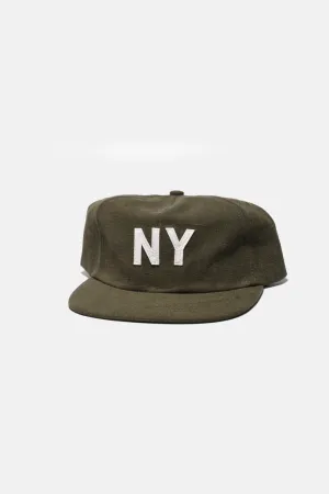 Olive Linen New York Hat