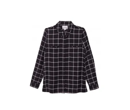 Olive   Oak Eden Button Down | Black Combo