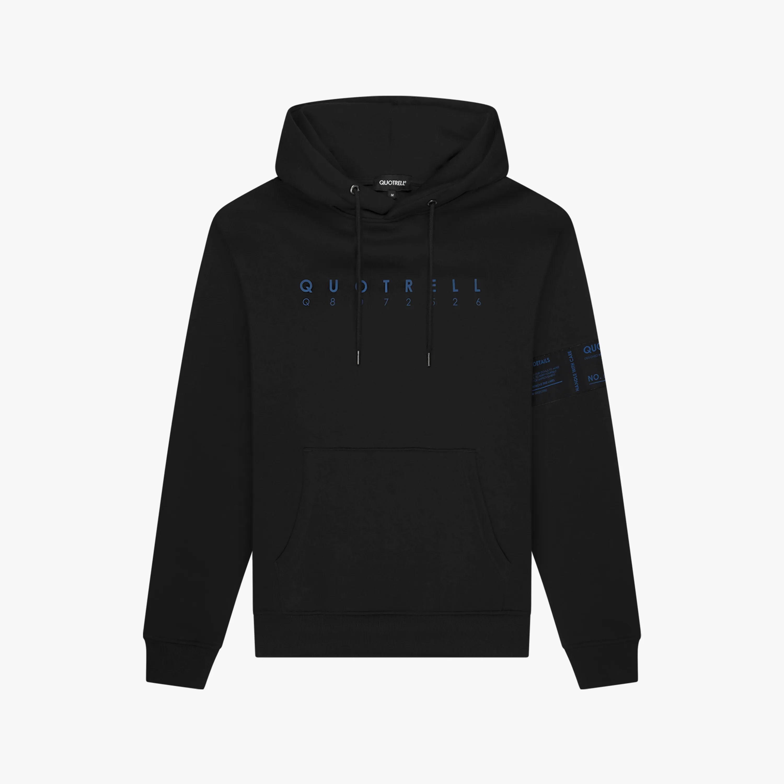 OMEGA HOODIE | BLACK/COBALT