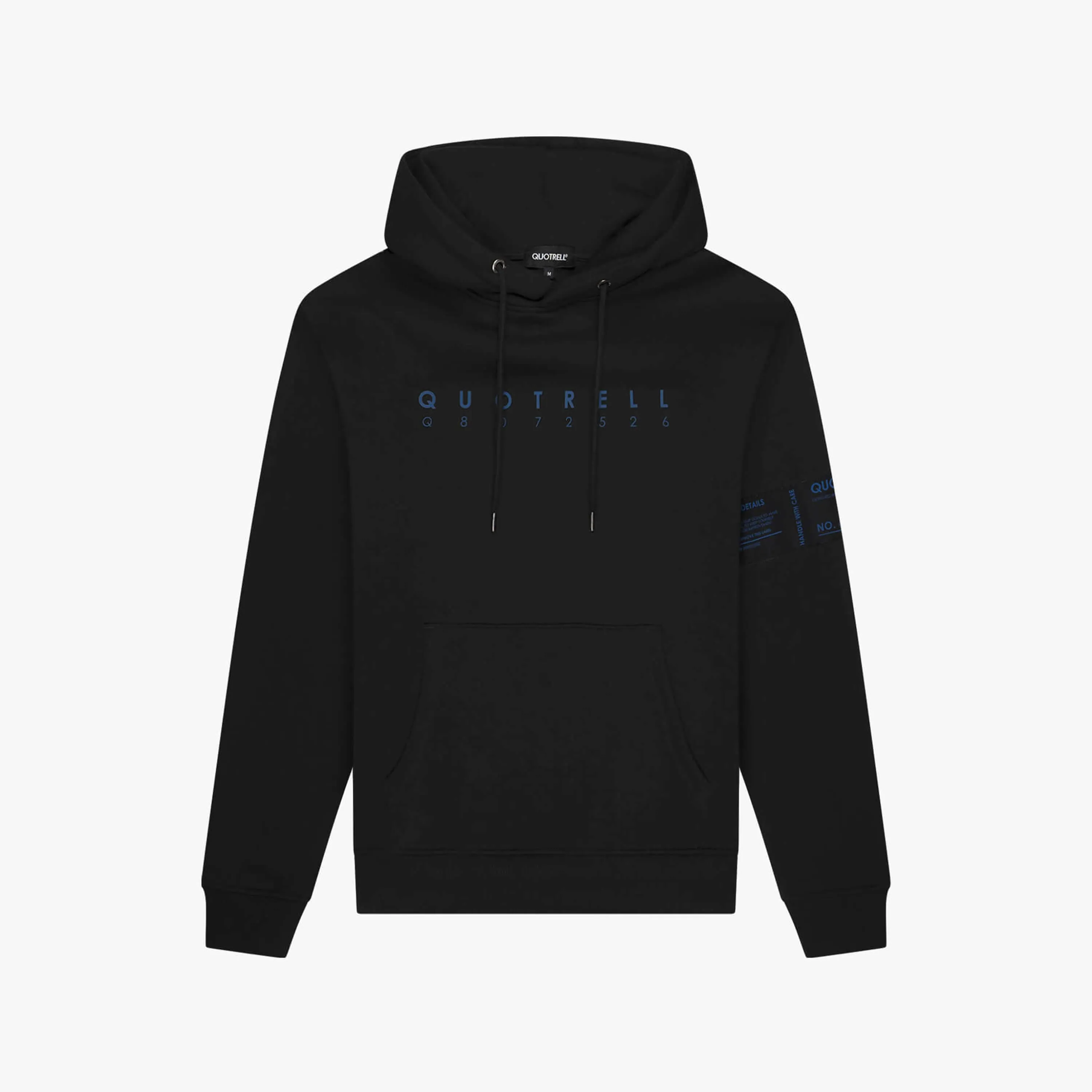 OMEGA HOODIE | BLACK/COBALT