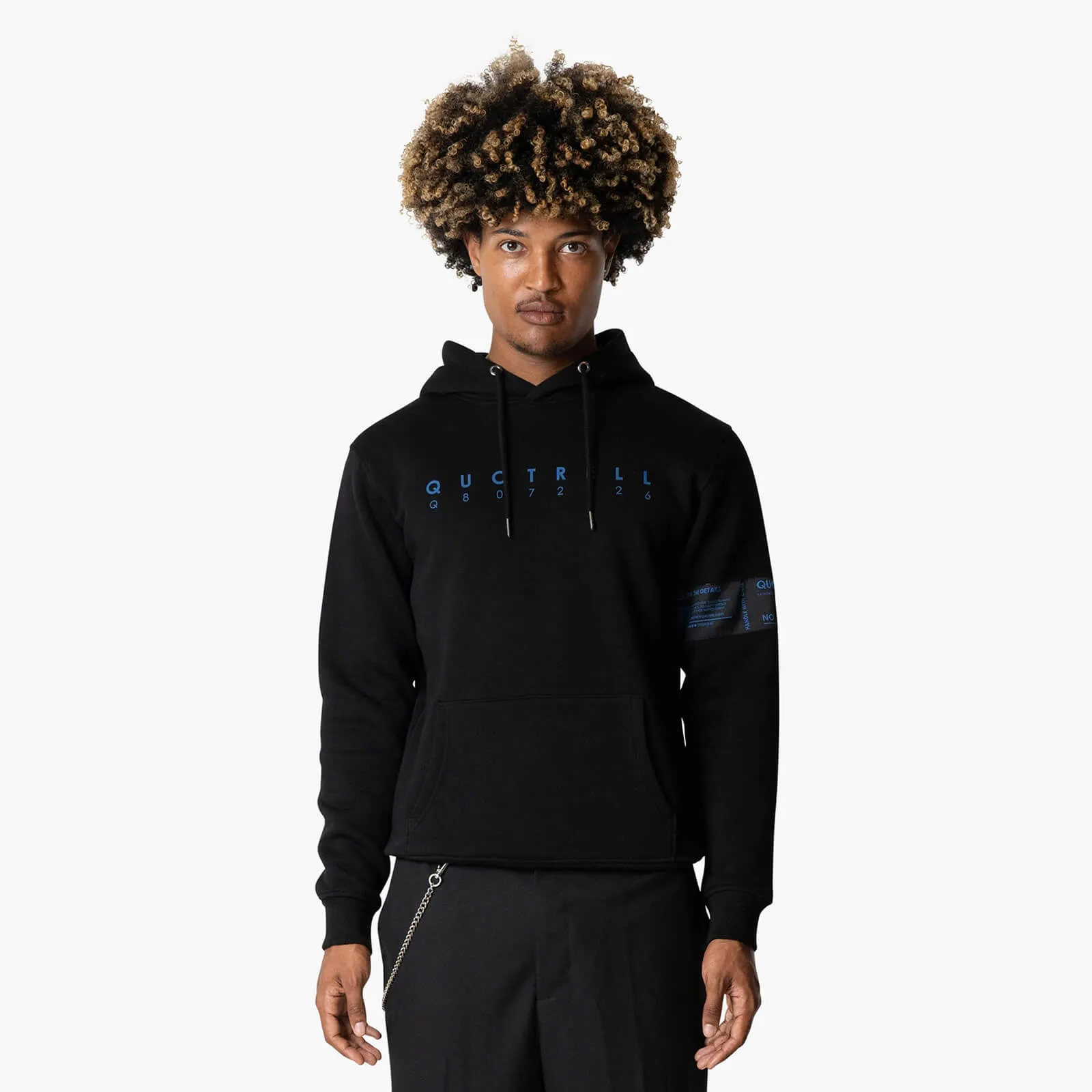 OMEGA HOODIE | BLACK/COBALT