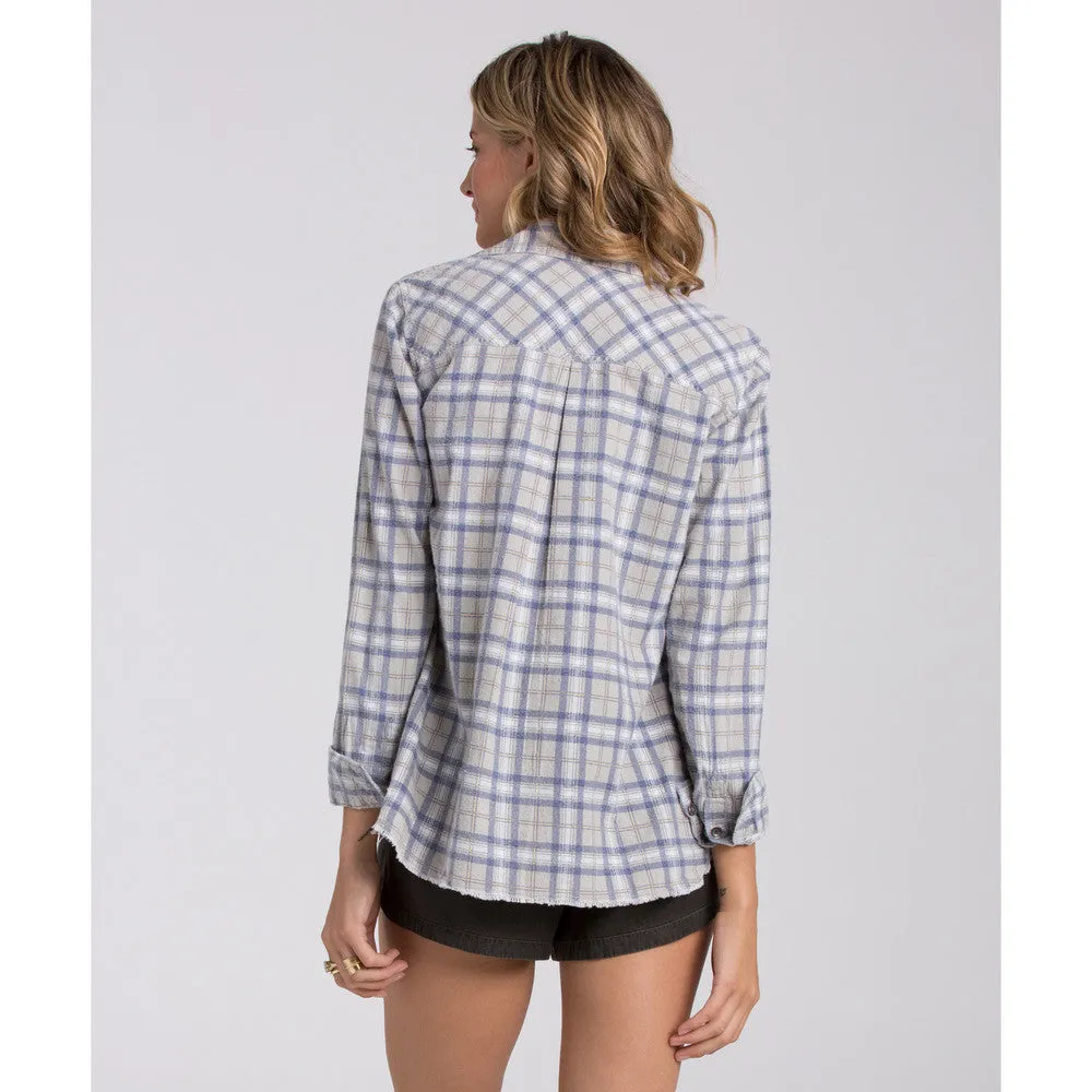 ONE OF A KIND Malibu Mermaid Patchwork Flannel (Billabong)