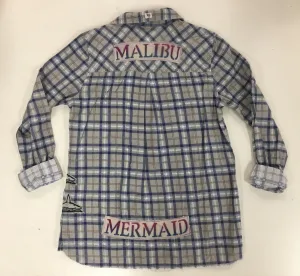 ONE OF A KIND Malibu Mermaid Patchwork Flannel (Billabong)