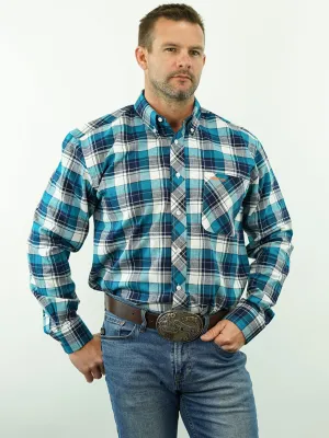 Outlaw - Plaid, Flannel, Option Cuff, Classic Fit Shirt