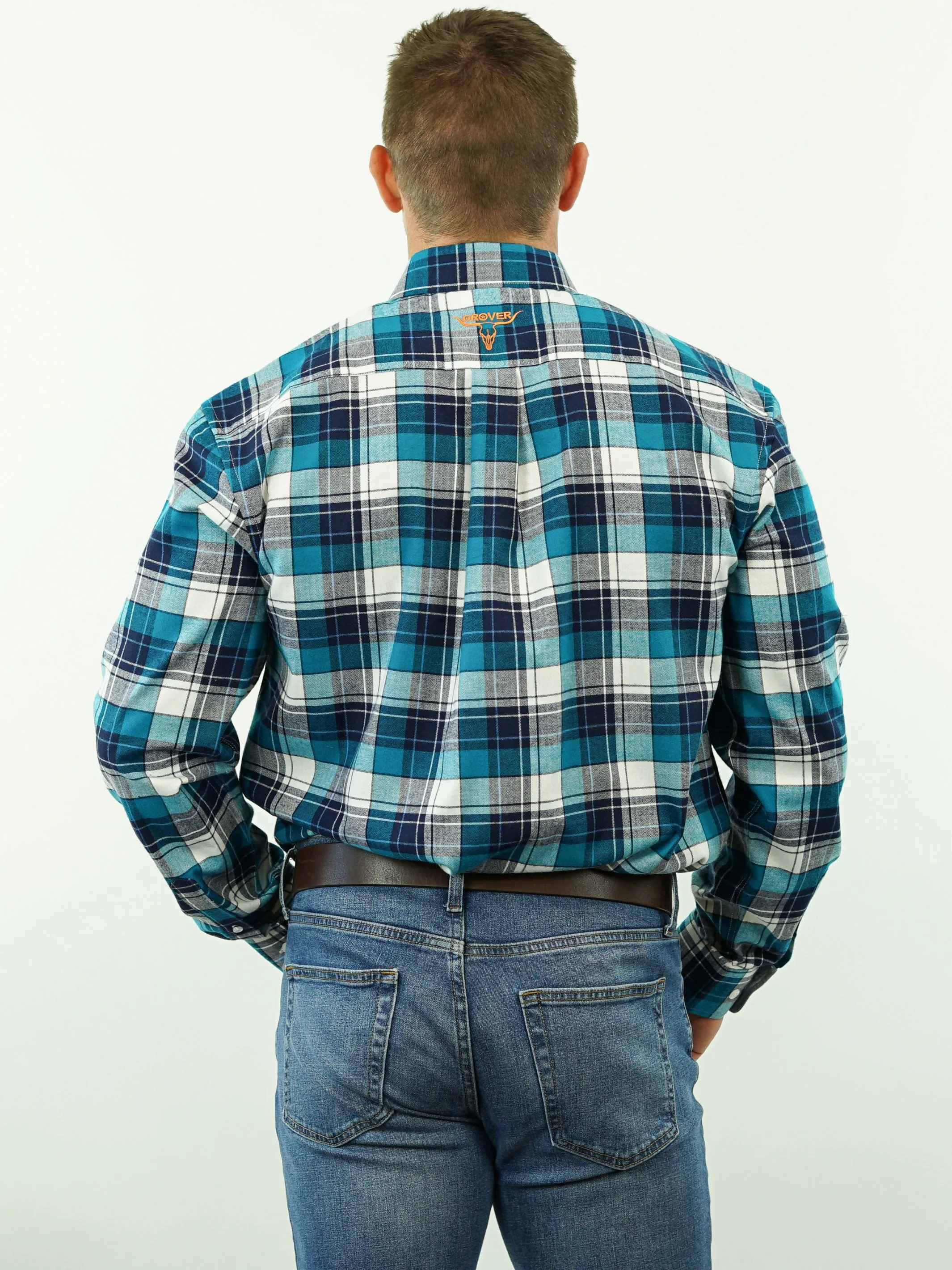 Outlaw - Plaid, Flannel, Option Cuff, Classic Fit Shirt