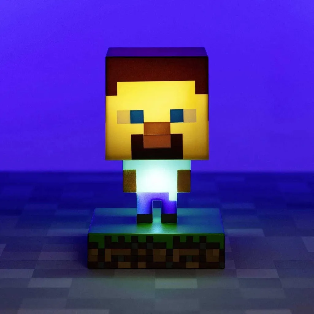Paladone Minecraft Steve Icon Light V2 (001)