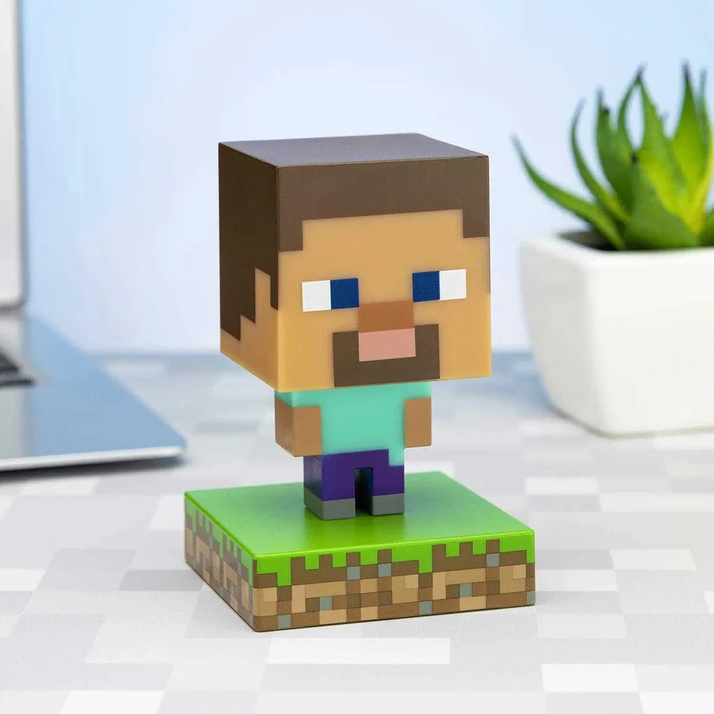 Paladone Minecraft Steve Icon Light V2 (001)