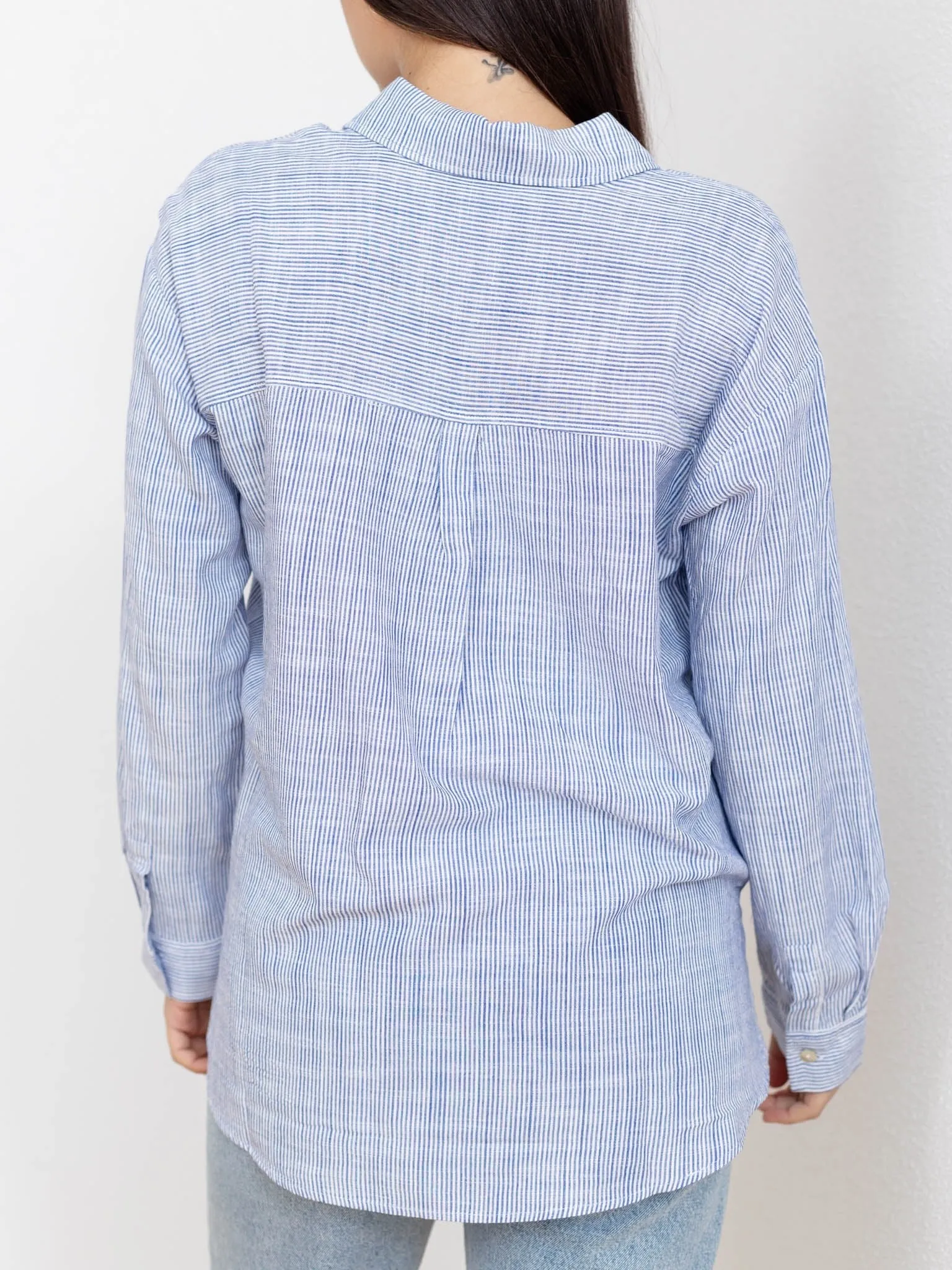 Pinstripe Button Up