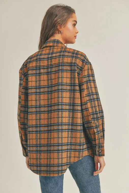 PLAID FLANNEL TOP