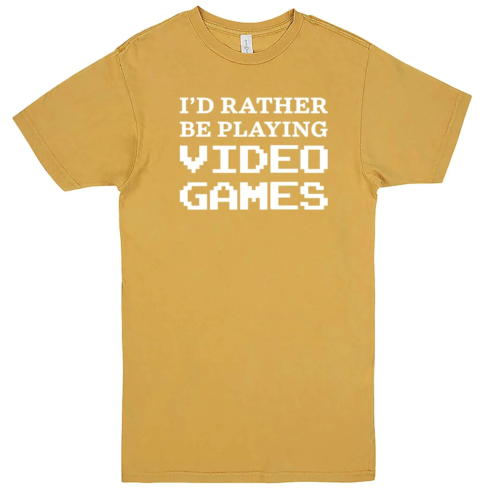 "I'd Rather Be Playing Video Games" men's t-shirt