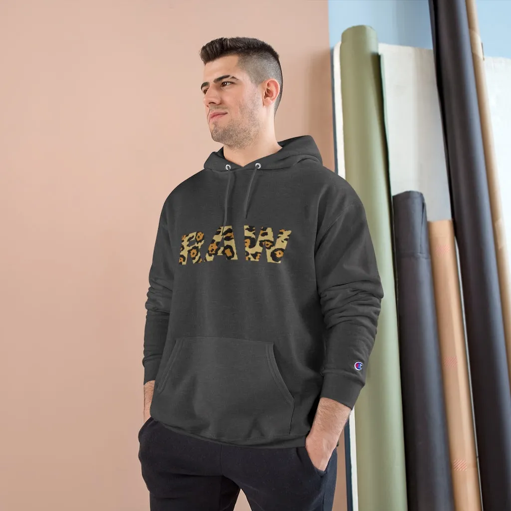 Raw Sushi x Champion "Raw Leopard" Hoodie