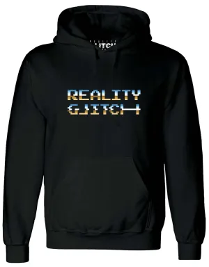 Reality Glitch Reality Glitch Retro Pixel Mens Hoodie