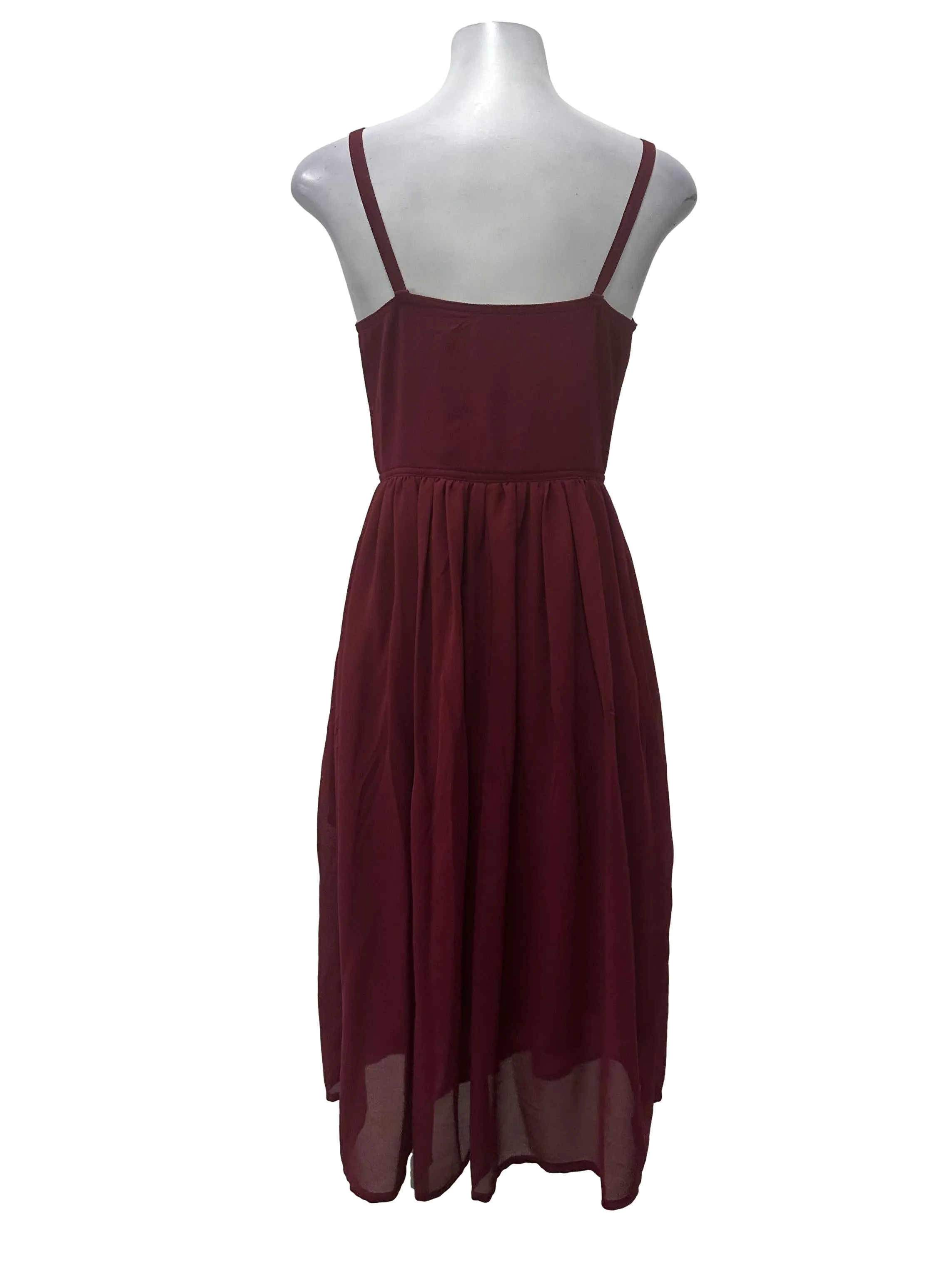Red Button Down Dress