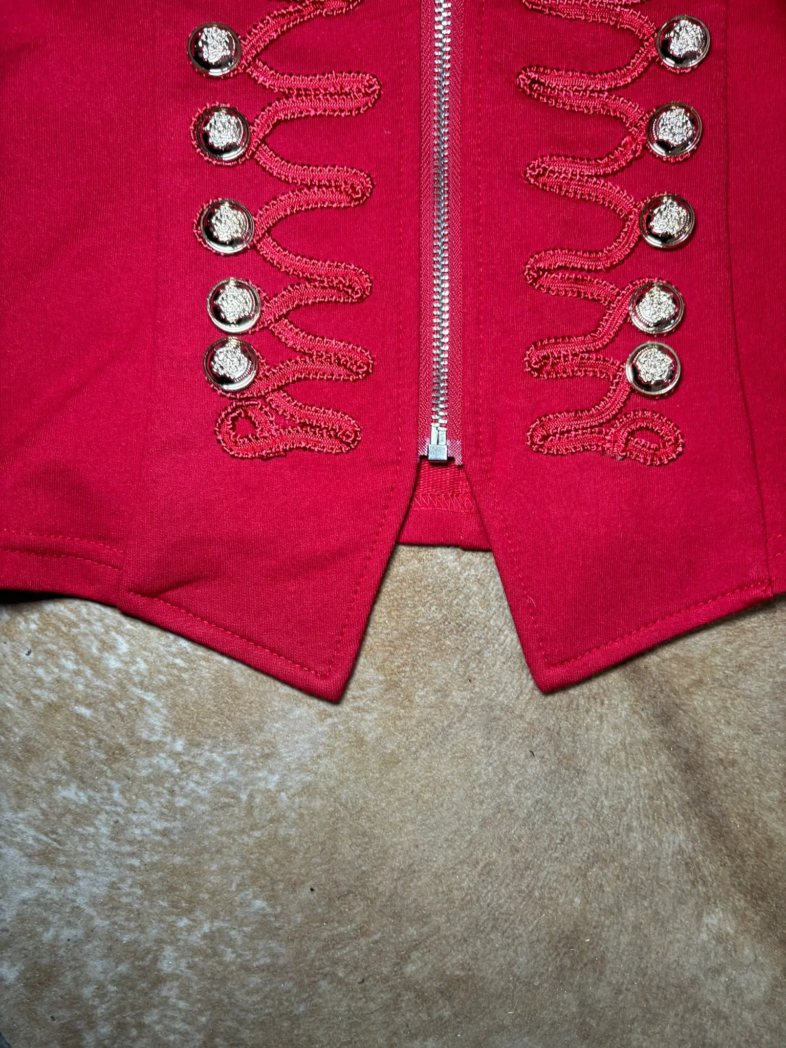 Red Gypsy Military Jacket