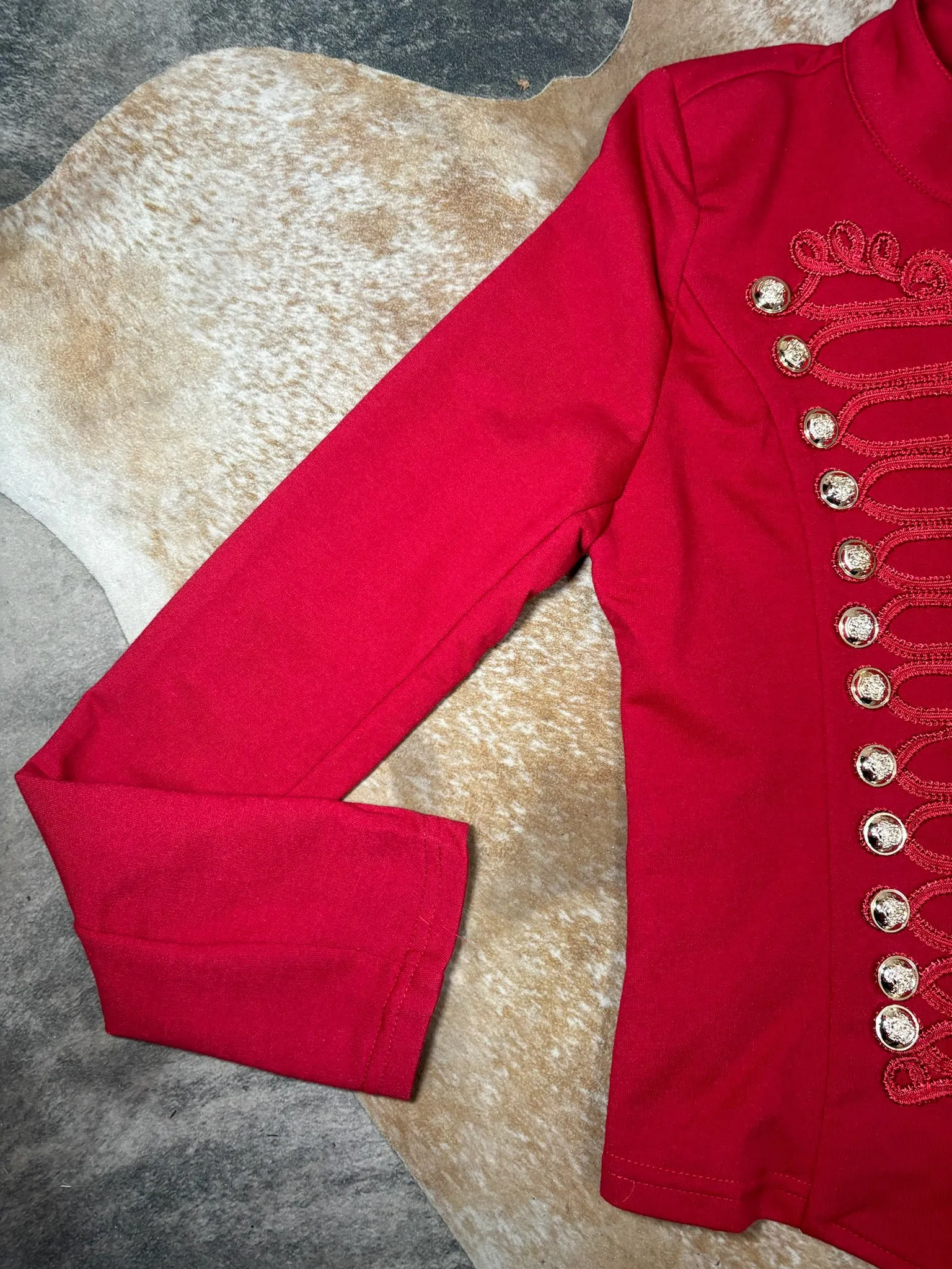 Red Gypsy Military Jacket