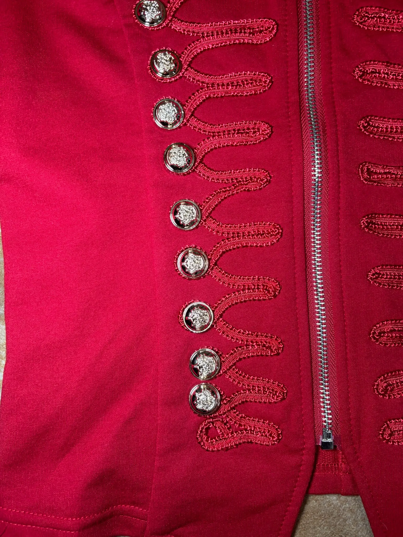 Red Gypsy Military Jacket
