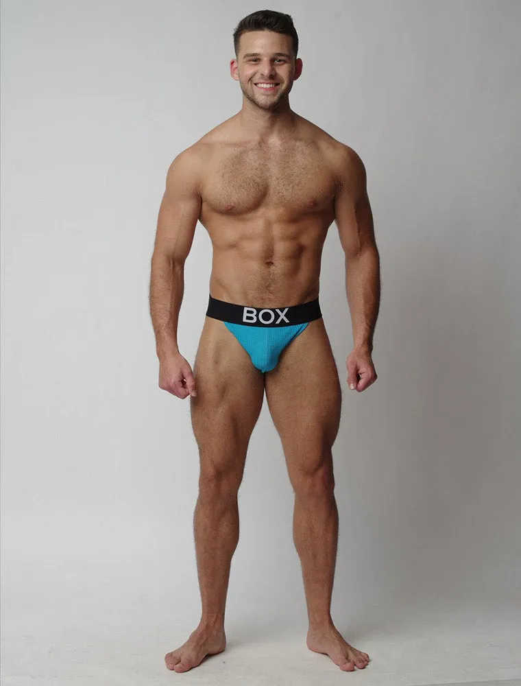 Ribbed Jockstrap - Cobalt